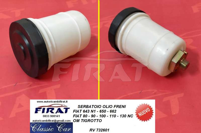 SERBATOIO OLIO FRENI FIAT 643 - 650 - 662 - 130 NC (732601)